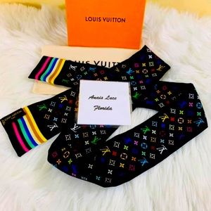 Authentic LV: Takashi Murakami Noir Bandeau